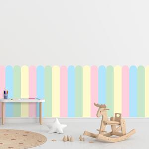PIPPER. Textil öntapadó tapéta - Boltív - Pasztell szín Méret: 100cm