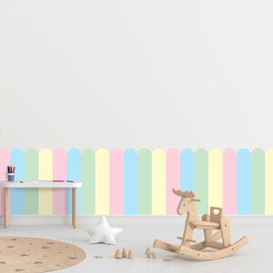 PIPPER. Textil öntapadó tapéta - Boltív - Pasztell szín Méret: 60cm