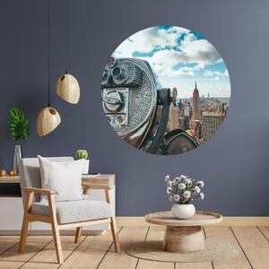 PIPPER. Textil kör alakú falmatrica "New York 2" Méret: 120cm