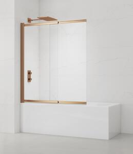 Kádparaván SAT Vision 140x120 cm szálcsiszolt rose gold SATVZVI120RG