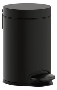 Szemétkosár szabadon álló Hansgrohe AddStoris 3 l csiszolt fekete króm színű mat 41775340