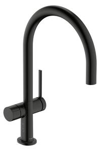 Hansgrohe Talis mosogató csaptelep elzárószeleppel csiszolt fekete króm 72805340