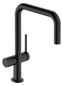Hansgrohe Talis mosogató csaptelep elzárószeleppel csiszolt fekete króm 72807340