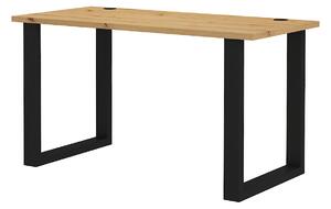 PC asztal Mantela 150 (artisan tölgy + fekete). 1041349