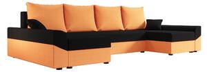Sarok ülőgarnitúra U Dusk U (narancssárga + fekete). 1057018