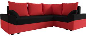 Sarok ülőgarnitúra Dusk Plus (piros + fekete) (J). 1057041