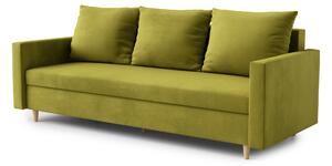 Háromszemélyes kanapé Allie (lime). Akció -25%