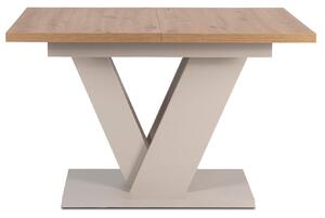 JAKS Clark bővíthető étkezőasztal 120–160 cm Artisan tölgy / kasmír