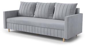 Háromszemélyes kanapé Filomena (világosszürke). 1065580