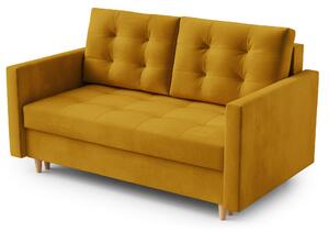 Kétszemélyes kanapé Jennifer (mustár). 1065624