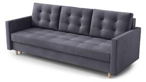Háromszemélyes kanapé Saveta (sötétszürke). 1065757