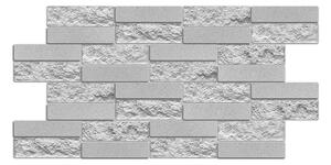 Facing Brick Gray PVC falpanel (980 x 490 mm - 0,48 m2)