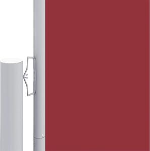 VidaXL piros behúzható oldalsó napellenző 180 x 1200 cm