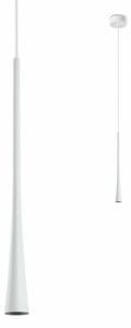 IMBUTO minimál LED függőlámpa fehér/fehér, 144cm