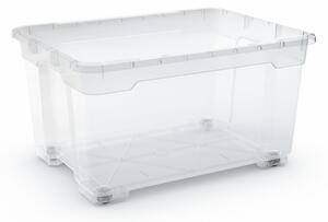 R Box Oversize műanyag tárolódoboz transzparens 140L 78x58x41cm