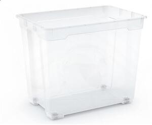 R Box XXL műanyag tárolódoboz transzparens 78L 57x38x47 cm
