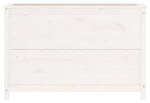 VidaXL fehér tömör fenyőfa kerti magaságyás 119,5 x 40 x 78 cm