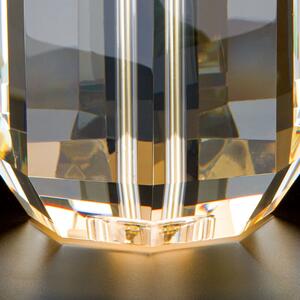 ALEXIS kristály asztali lámpa, arany
