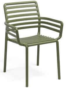 DOGA karfás kerti design szék, agave