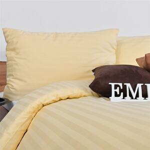 EMI arany színű damaszt ágyneműhuzat: Bővített egyszemélyes készlet 1x (220x140) + 1x (90x70) cm