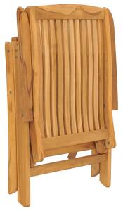 VidaXL 6 db dönthet tömör tíkfa kerti szék