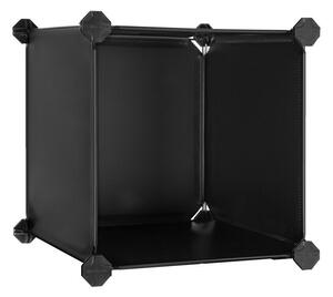 Kombinálható tároló kocka 15db, fekete