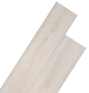 VidaXL klasszikus fehér tölgy nem öntapadó PVC padlólapok 2 mm 5,26 m²