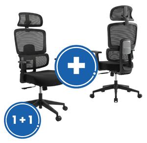 Meglio irodai szék 1 + 1 INGYENES, fekete