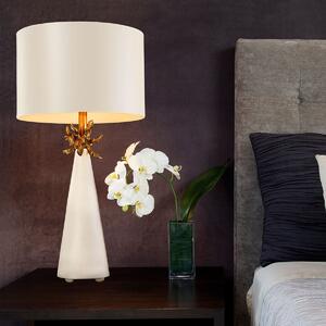 Flambeau klasszikus asztali lámpa neo white tejszínes arany elsfb-neo-tl-fr-wht
