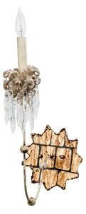 Flambeau klasszikus fali lámpa venetian patina arany elsfb-venetian-w1
