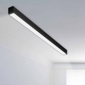 The Light Group SLC LED-világítócsík CLICK, fekete, 112 cm, CCT, DALI, IP20, dimmelhető, Fekete, Nappali / Étkező, Alumínium, Modern