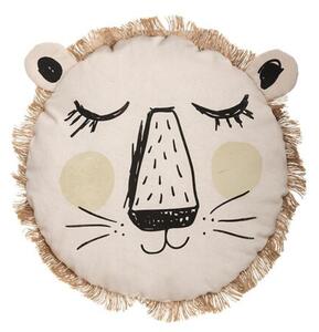 Safari oroszlán díszpárna – kerek, 38 cm