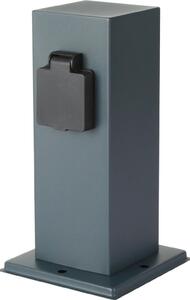 Brilagi Brilagi - Kültéri csatlakozós oszlop PILLAR 1Z SCHUKO 230V IP44 antracit BG1533