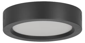 LED panel , falon kívüli , 8W , kerek , fekete , 16 cm , természetes fehér , műanyag , EGLO , ECO RANGE , IDUN-E , 74164