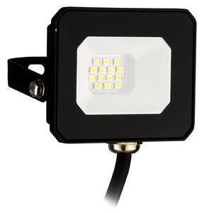 LED reflektor , 10W , természetes fehér , fekete , alumínium , üveg , IP65 , EGLO , ECO RANGE , RISACCA-E , 74011