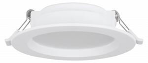 LED panel , süllyesztett , 6W , kerek , fehér , 11.7 cm , meleg fehér , műanyag , EGLO , ECO RANGE , IDUN-E , 74103