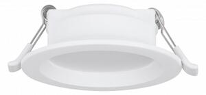 LED panel , süllyesztett , 3.8W , kerek , fehér , 8.6 cm , meleg fehér , műanyag , EGLO , ECO RANGE , IDUN-E , 74102