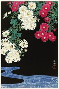 Plakát Ohara Koson - Chrysanthemum and Running Water