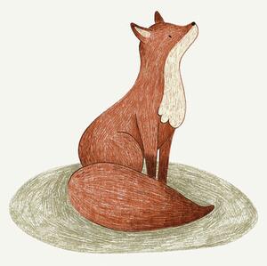 Illusztráció The Fox, Anna Lunak, (30 x 40 cm)