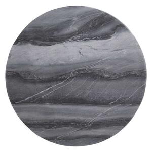MARBLE márvány tál, sötétszürke Ø 30cm