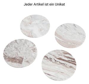 MARBLE márvány tál, homokszín Ø 30cm