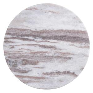 MARBLE márvány tál, homokszín Ø 30cm