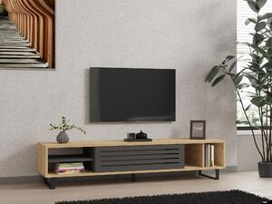 TV asztal/szekrény Samba (zafír tölgy + antracit). 1088486