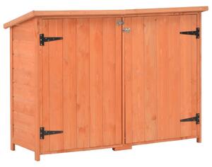 VidaXL fa kerti fészer 128x42x91 cm