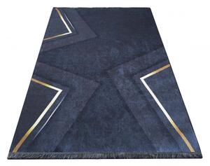 Csúszásgátló szőnyeg gyönyörű aranymintával Szélesség: 80 cm | Hossz: 150 cm