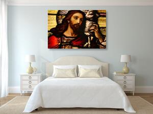 Kép Jézus báránnyal