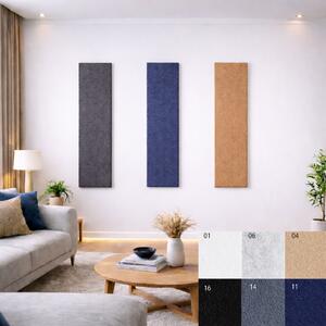 Bilnora extra sűrű akusztikai filc falpanel 120x30x1,2cm vastag - 11 Sötétkék