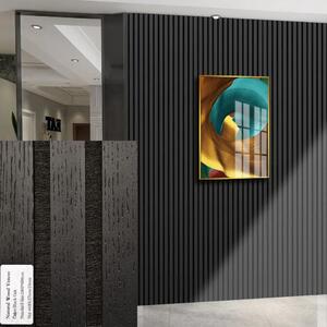 FREJA Akusztikai falpanel 200x60x2,2cm. Black oak - Egyedi méretre is levágjuk - 100x60x2,2cm , Black Oak