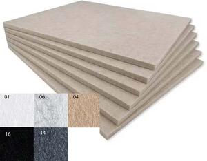 Bilnora extra sűrű akusztikai filc falpanel 100x50x2,5cm, öntapadós hátsó résszel - 6 silver , 100x50x2,5cm