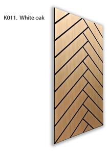 Freja parketta mintás akusztikus falipanel 120x60x0,9cm - világos tölgy - sötét tölgy